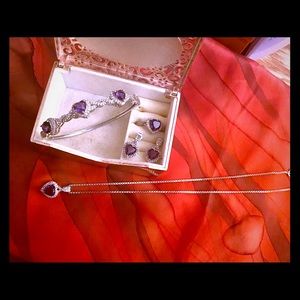 NWOT Amethyst set!!!!